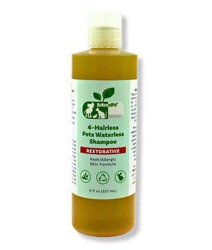 4-HAIRLESS PETS RESTORATIVE WATERLESS SHAMPOO