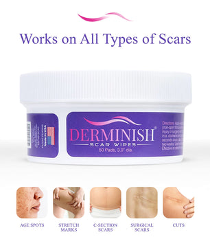 Derminish® Scar Wipes