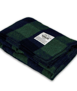 Camp Throw Blanket White Mountain Woolen