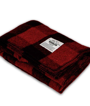 Camp Throw Blanket White Mountain Woolen