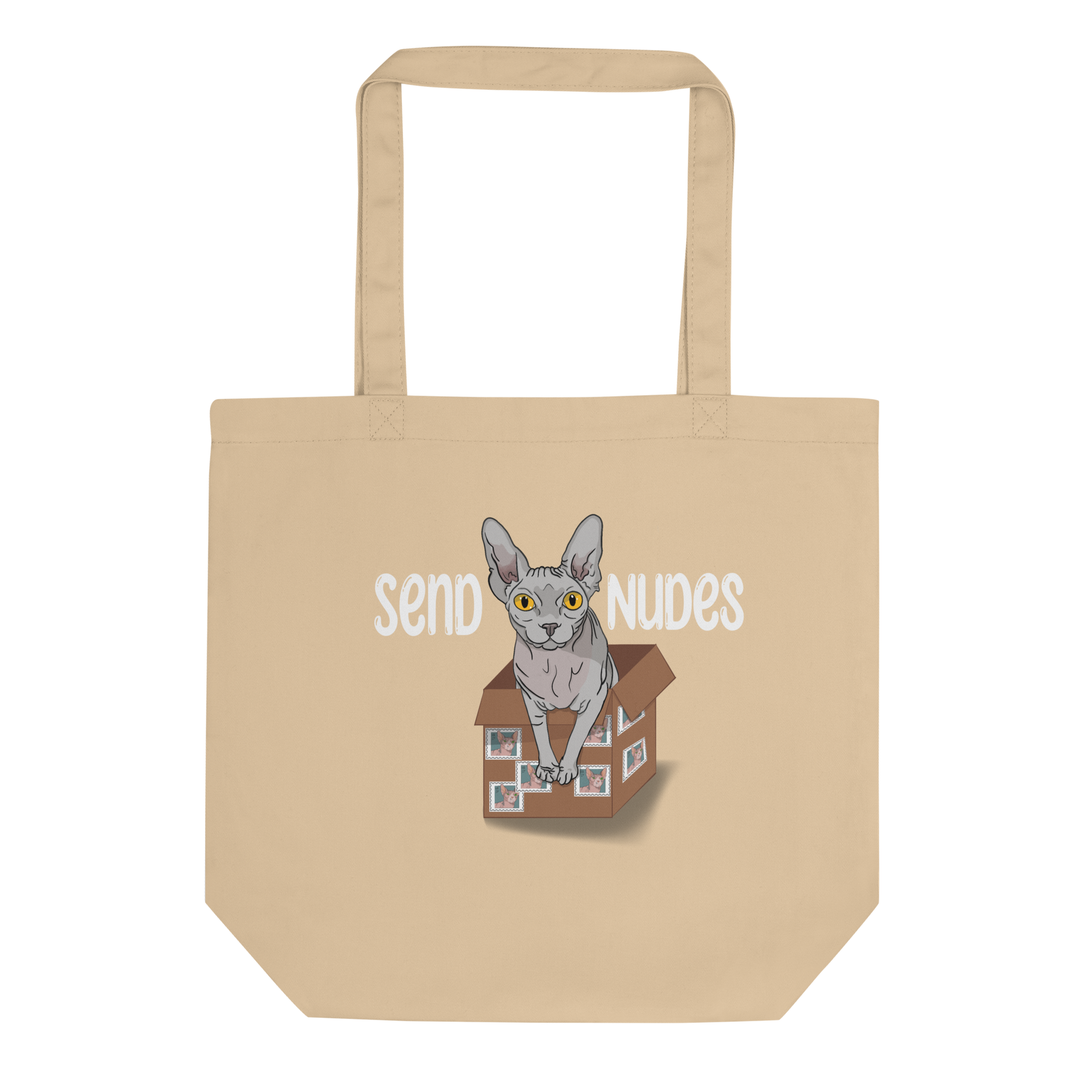 "SEND NUDES" ECO TOTE
