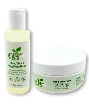 OUTDOOR SAFETY KIT/ Sunscreen & Flea/Tick/Bug Repellent