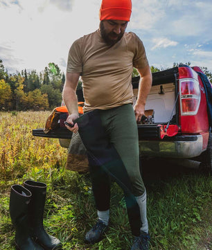 Heavyweight - Chugach Men's Zip-Off 3/4 Bottoms 100% Merino Wool
