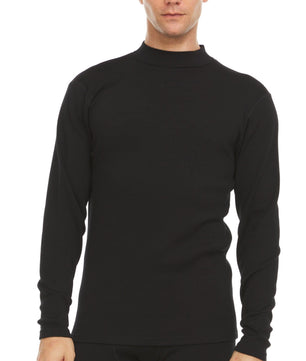 Heavyweight - Men's Mock Neck 100% Merino Wool