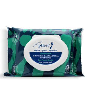pHeet® Antifungal & Antibacterial Foot Wipes