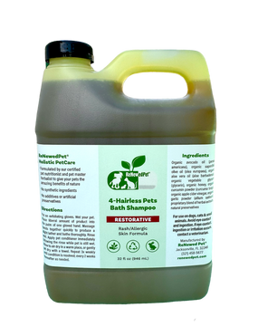 4-HAIRLESS PETS RESTORATIVE BATH SHAMPOO
