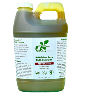 4-HAIRLESS PETS RESTORATIVE BATH SHAMPOO