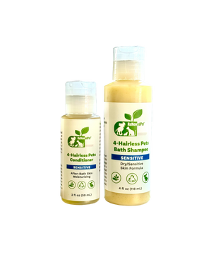 4-HAIRLESS PETS SENSITIVE SHAMPOO & CONDITIONER