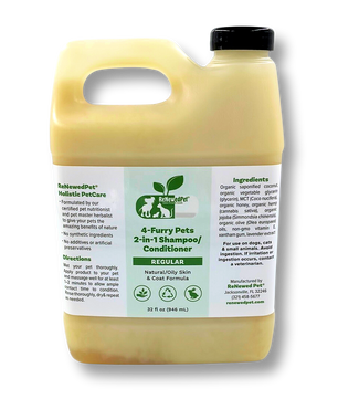 4-FURRY PETS 2-IN-1 *REGULAR SHAMPOO & CONDITIONER