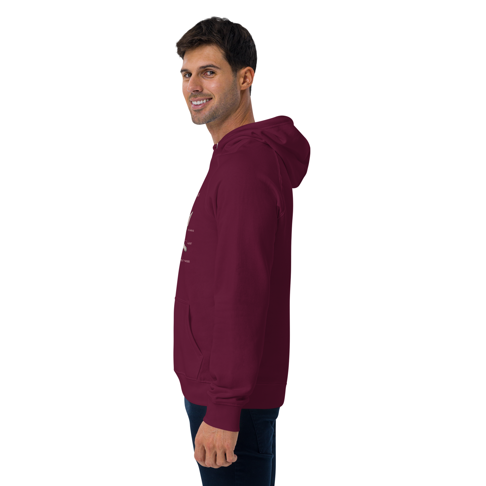 "ANATOMY OF A SPHYNX" UNISEX ECO HOODIE