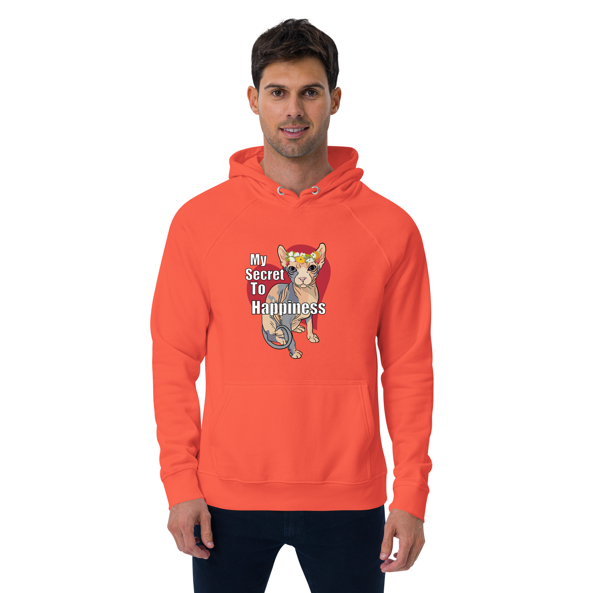 "MY SECRET TO HAPPINESS" UNISEX ECO TEE