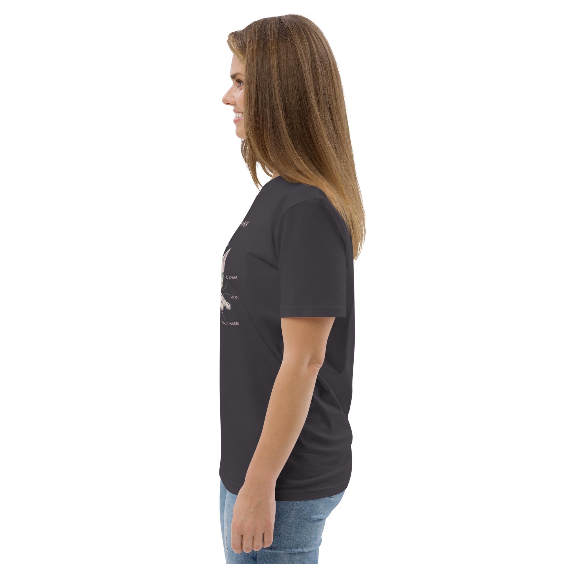 "ANATOMY OF A SPHYNX" UNISEX ORGANIC TEE