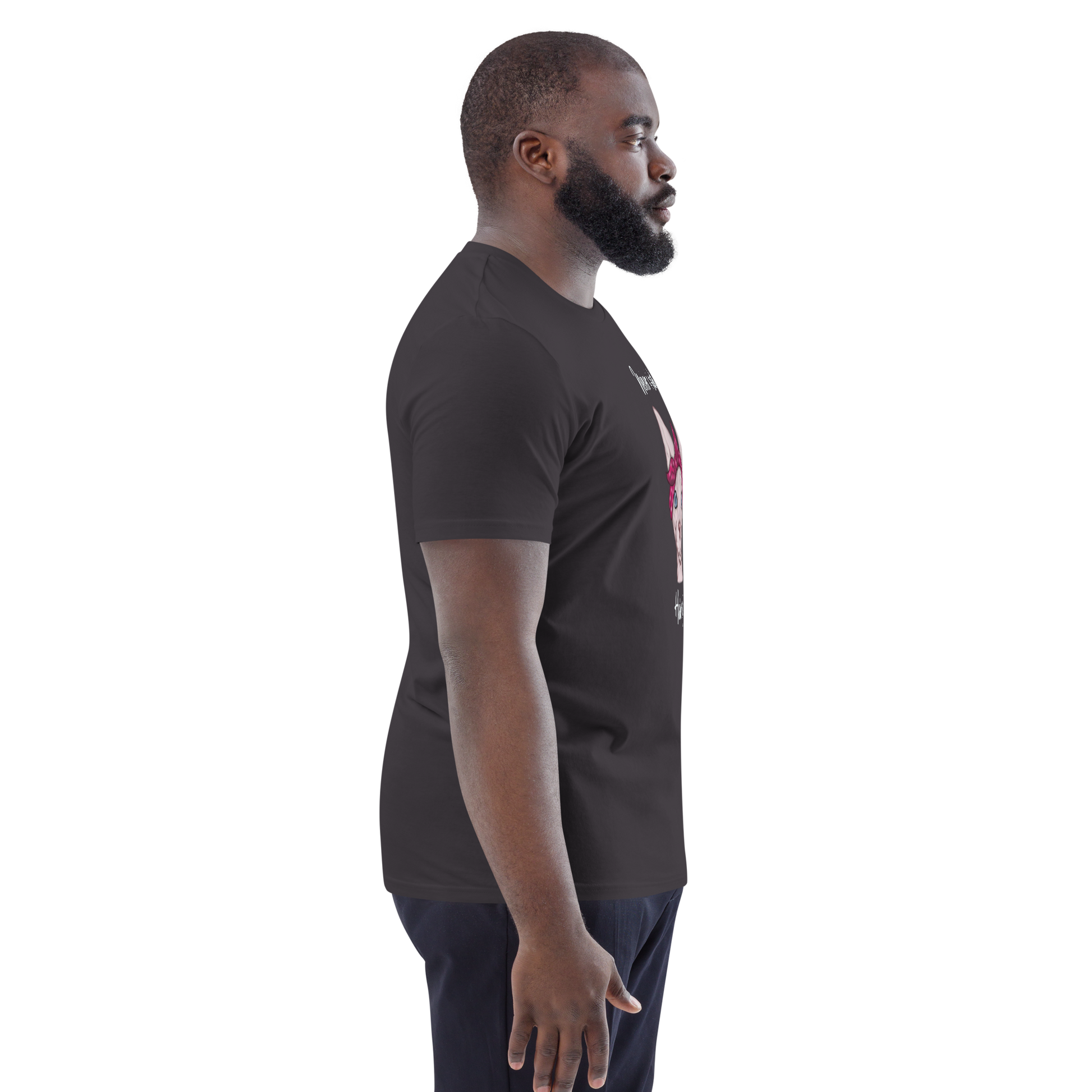 "NEVER A BAD HAIR DAY" UNISEX ECO TEE