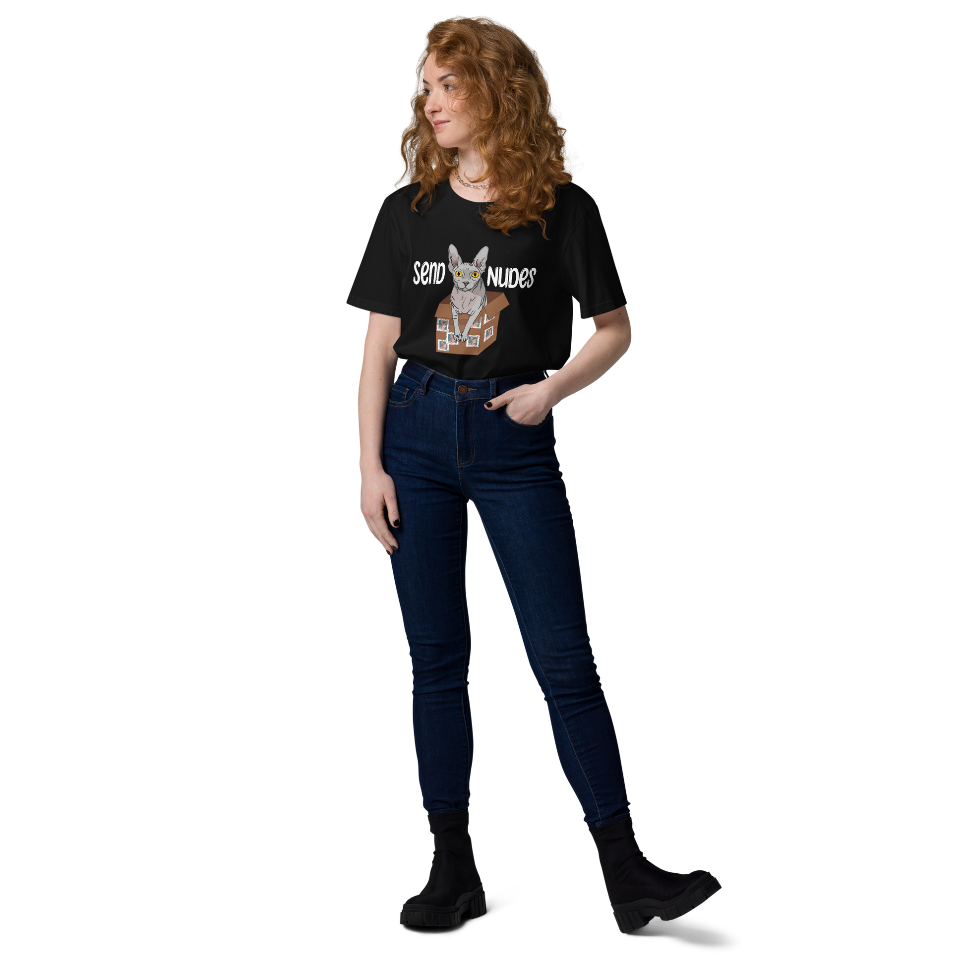 "SEND NUDES" UNISEX ECO TEE