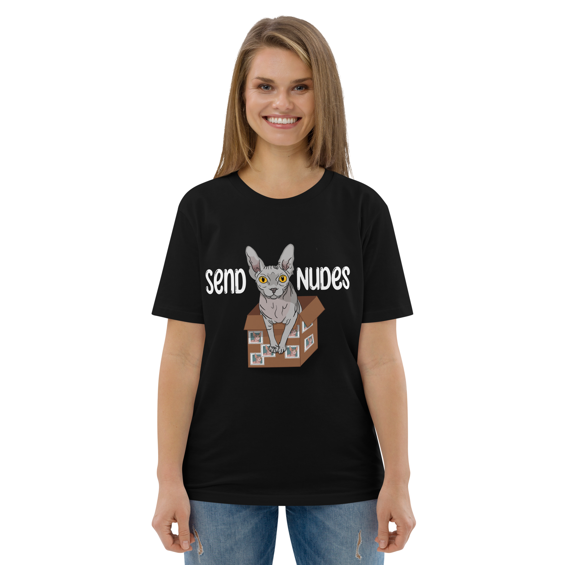 "SEND NUDES" UNISEX ECO TEE