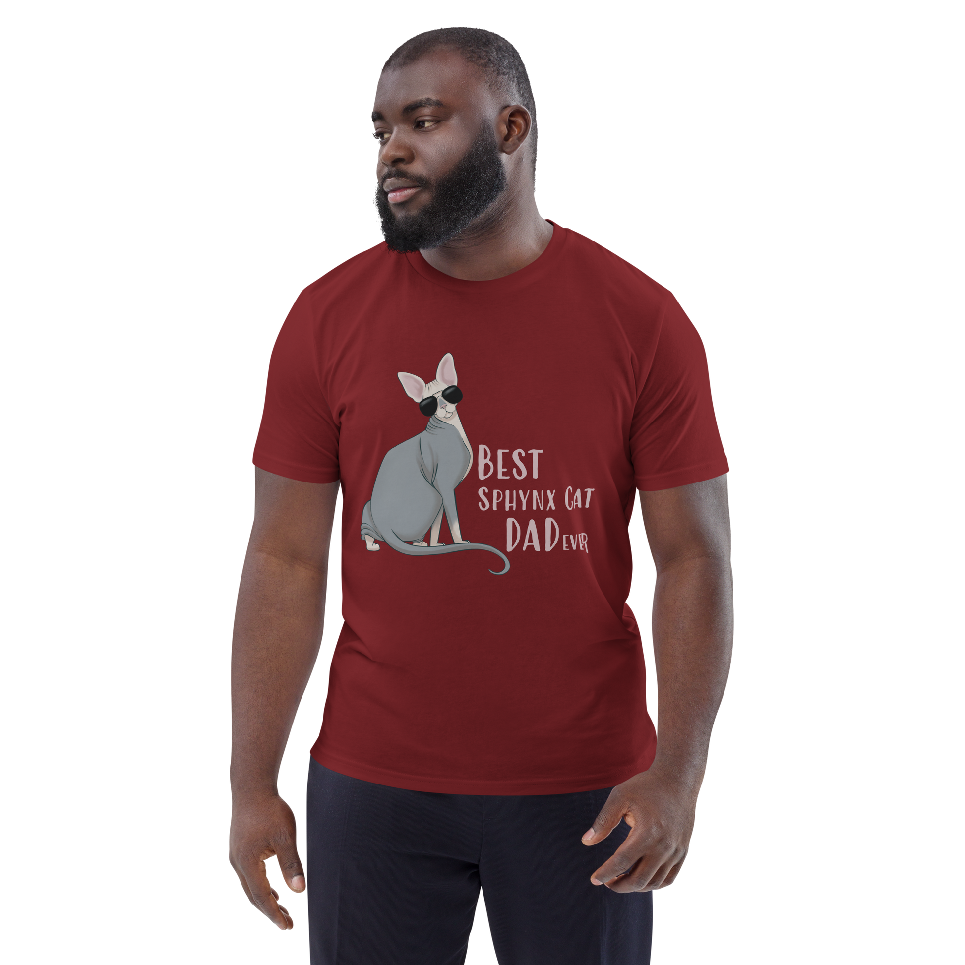 "BEST SPHYNX CAT DAD" UNISEX ECO TEE