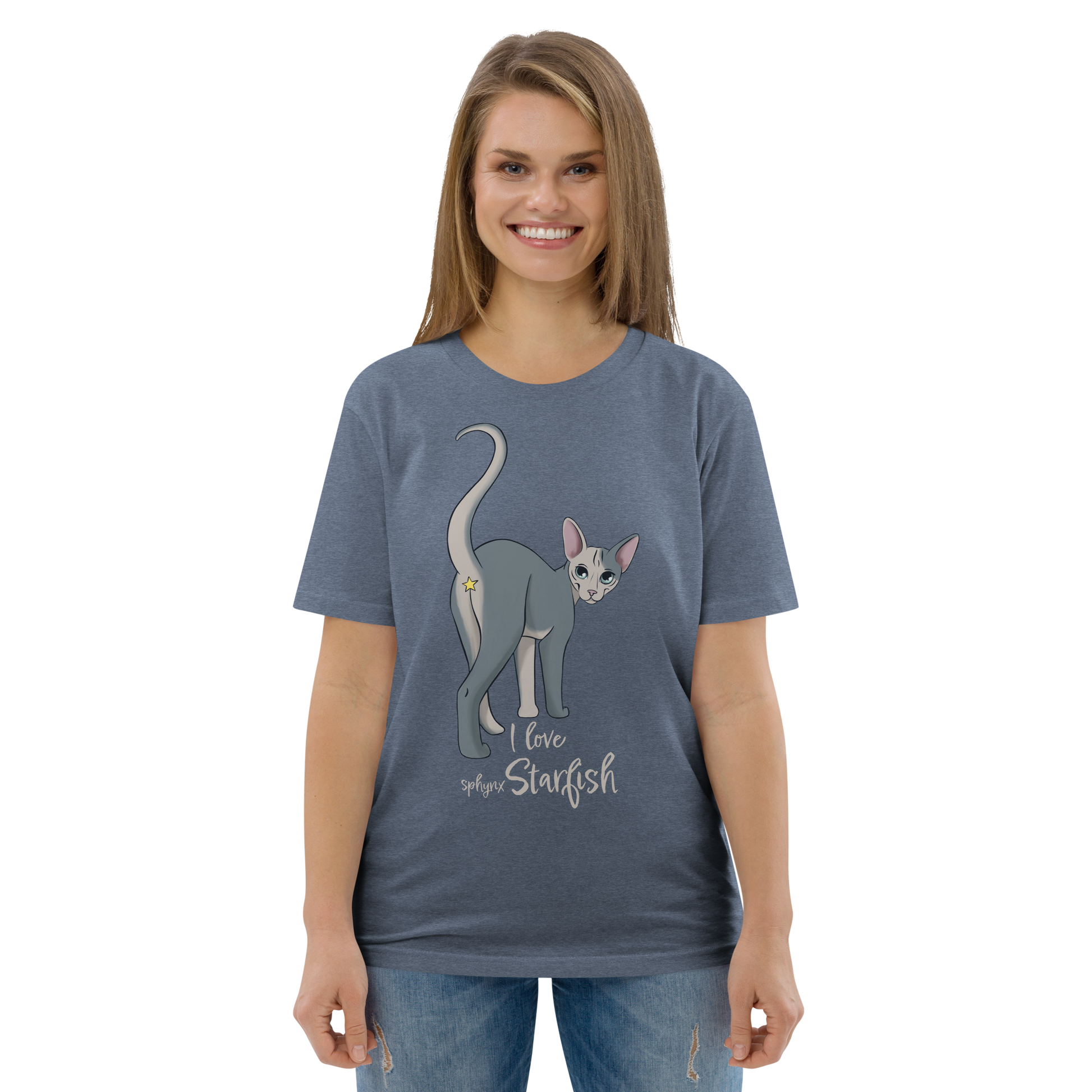 "I LOVE SPHYNX STARFISH" UNISEX ECO TEE