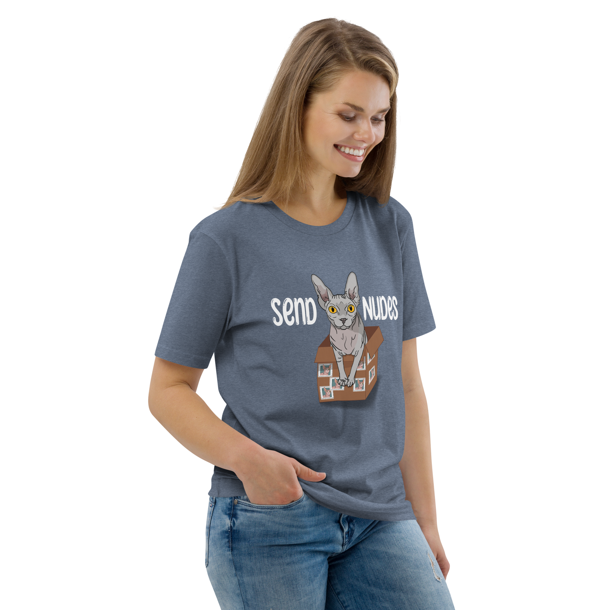 "SEND NUDES" UNISEX ECO TEE