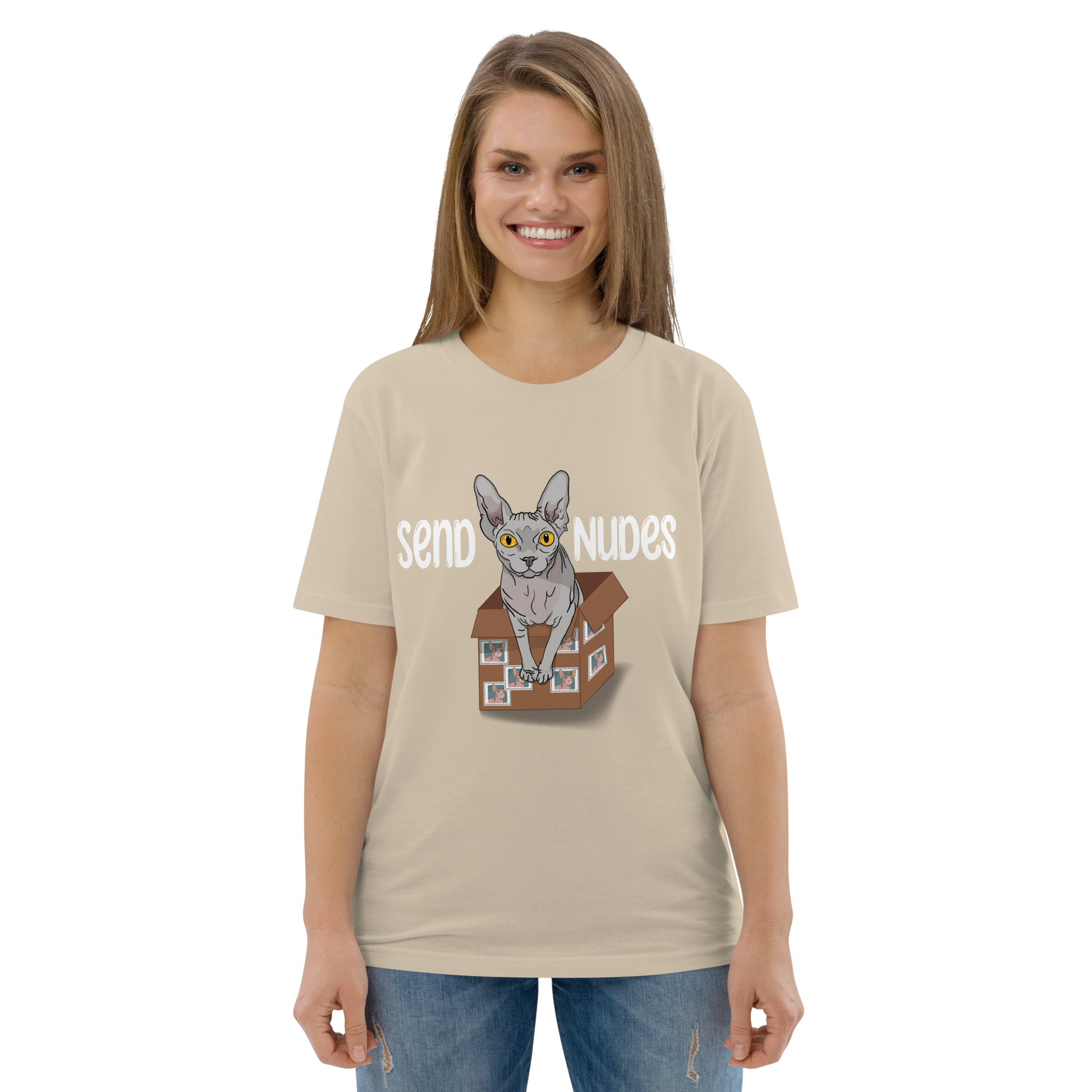 "SEND NUDES" UNISEX ECO TEE