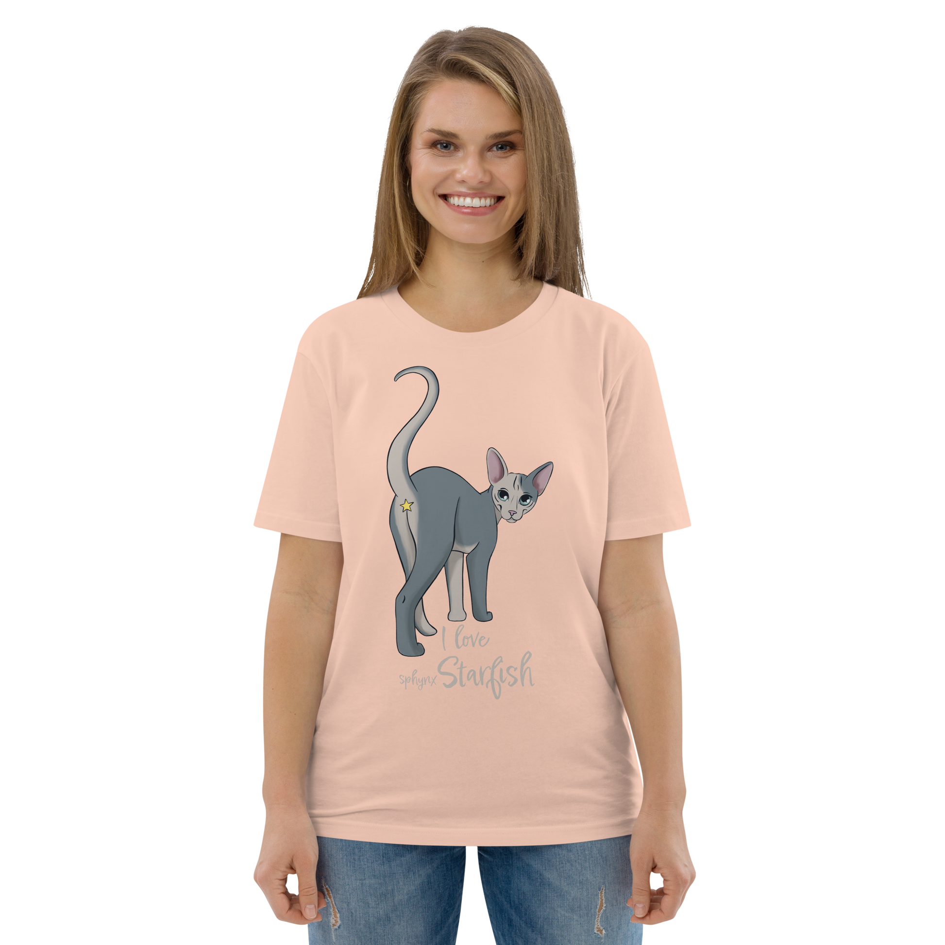 "I LOVE SPHYNX STARFISH" UNISEX ECO TEE