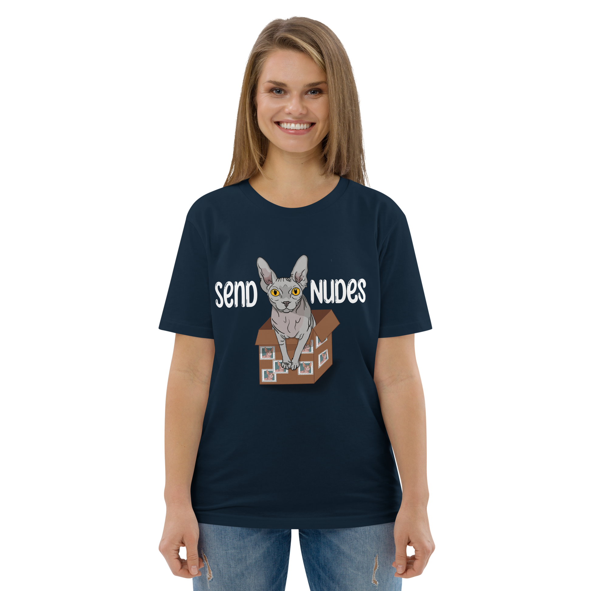"SEND NUDES" UNISEX ECO TEE