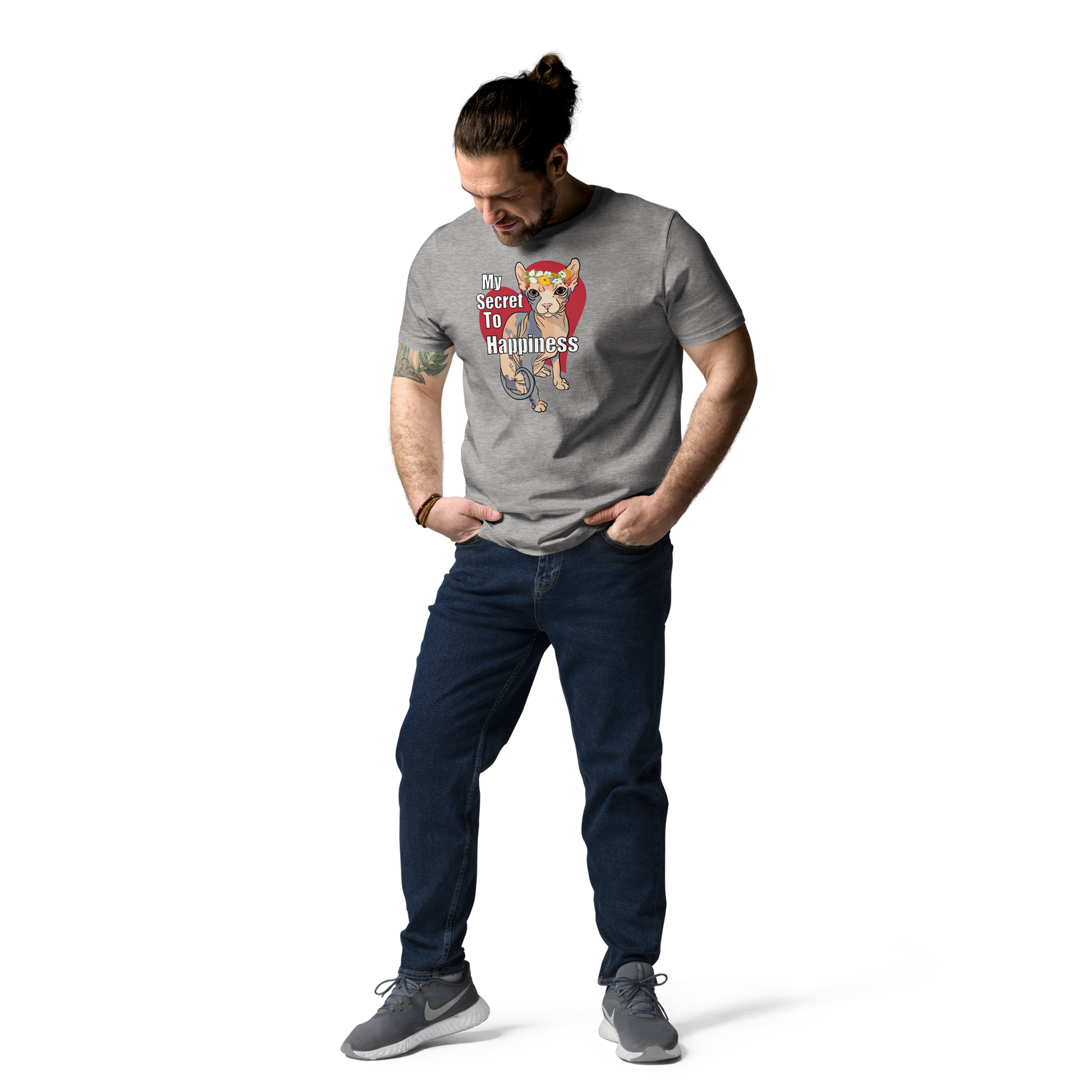 "MY SECRET TO HAPPINESS" UNISEX ECO TEE