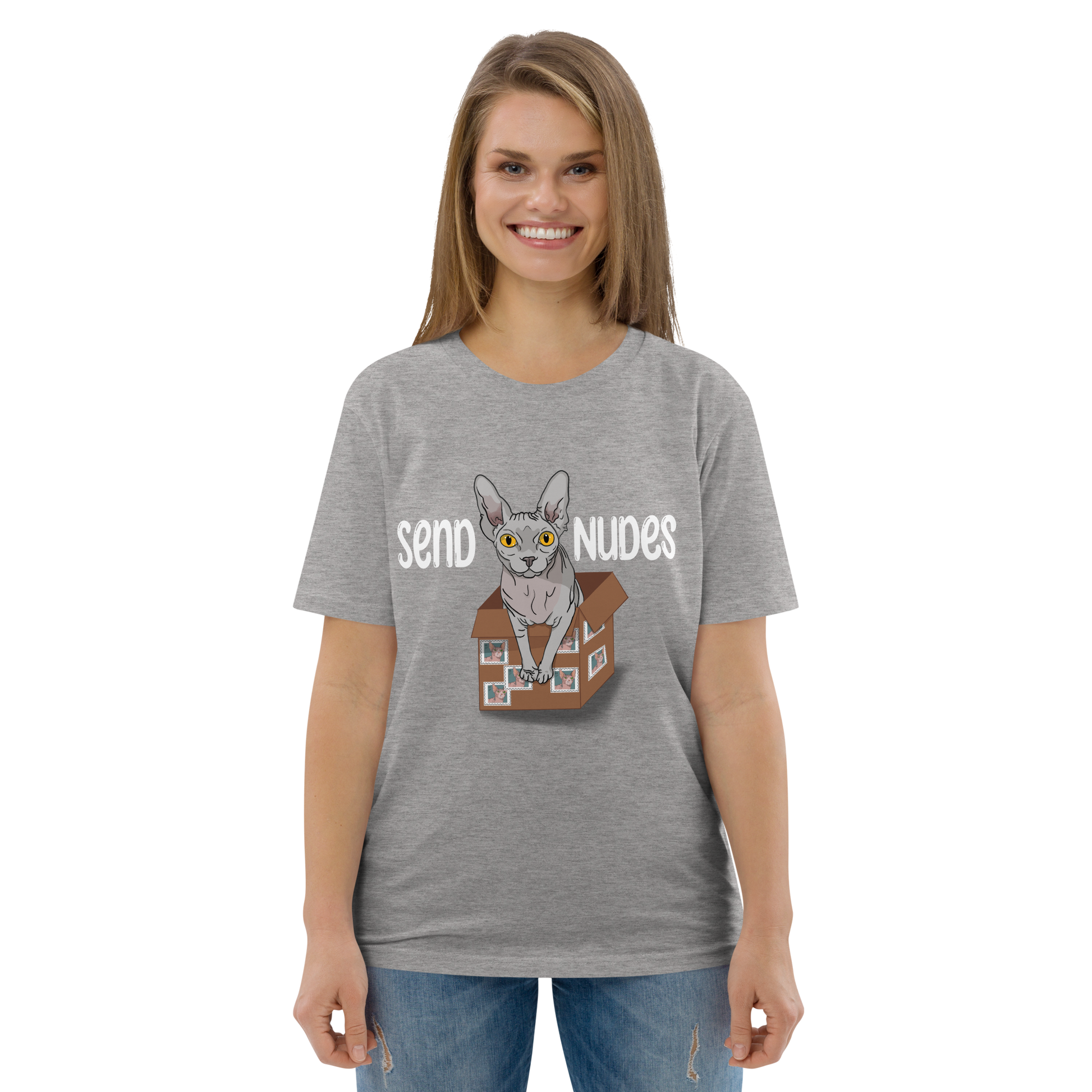 "SEND NUDES" UNISEX ECO TEE