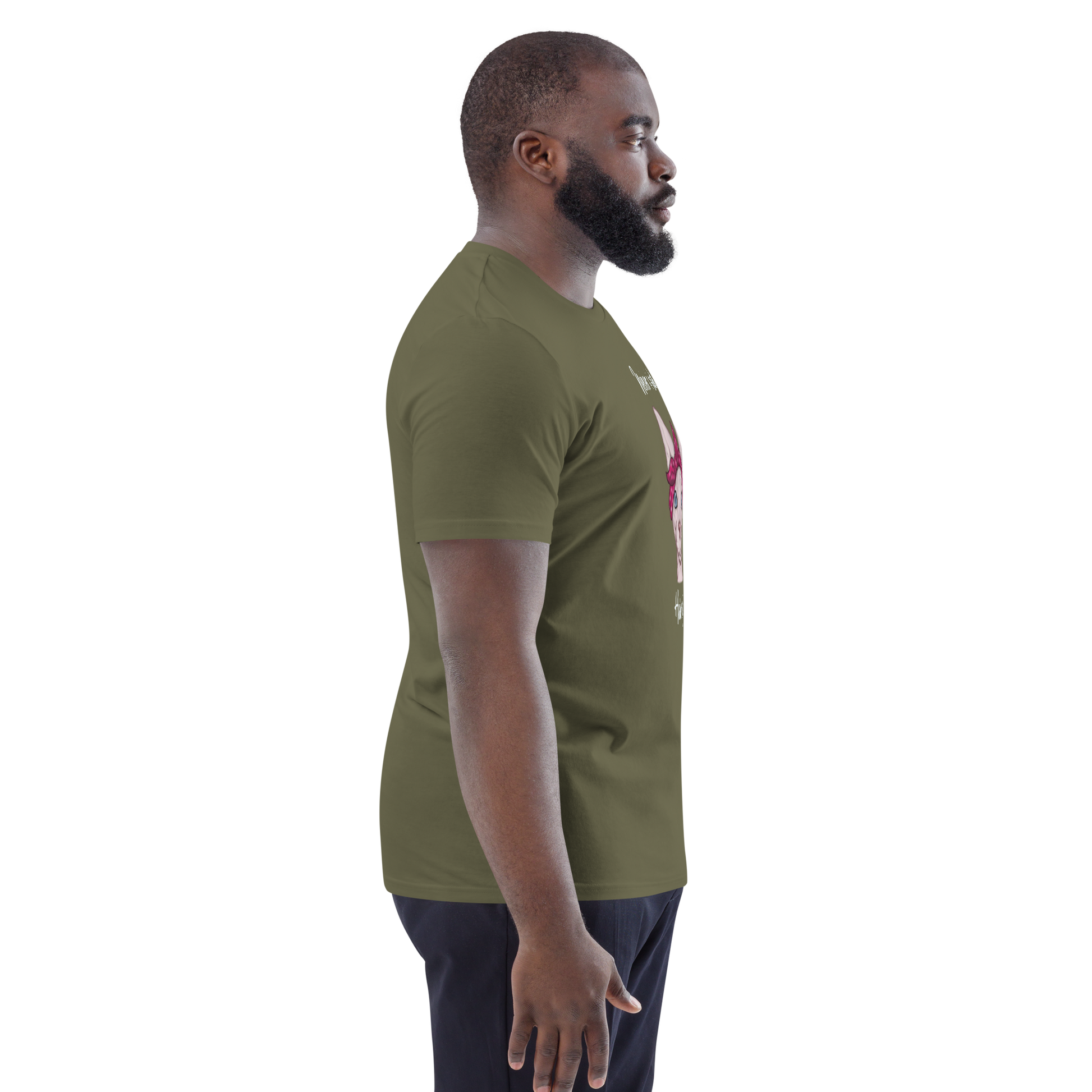 "NEVER A BAD HAIR DAY" UNISEX ECO TEE