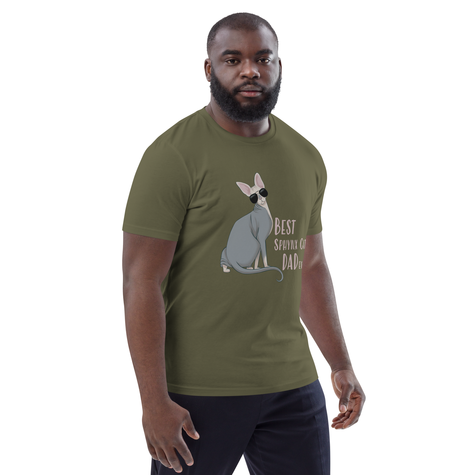 "BEST SPHYNX CAT DAD" UNISEX ECO TEE
