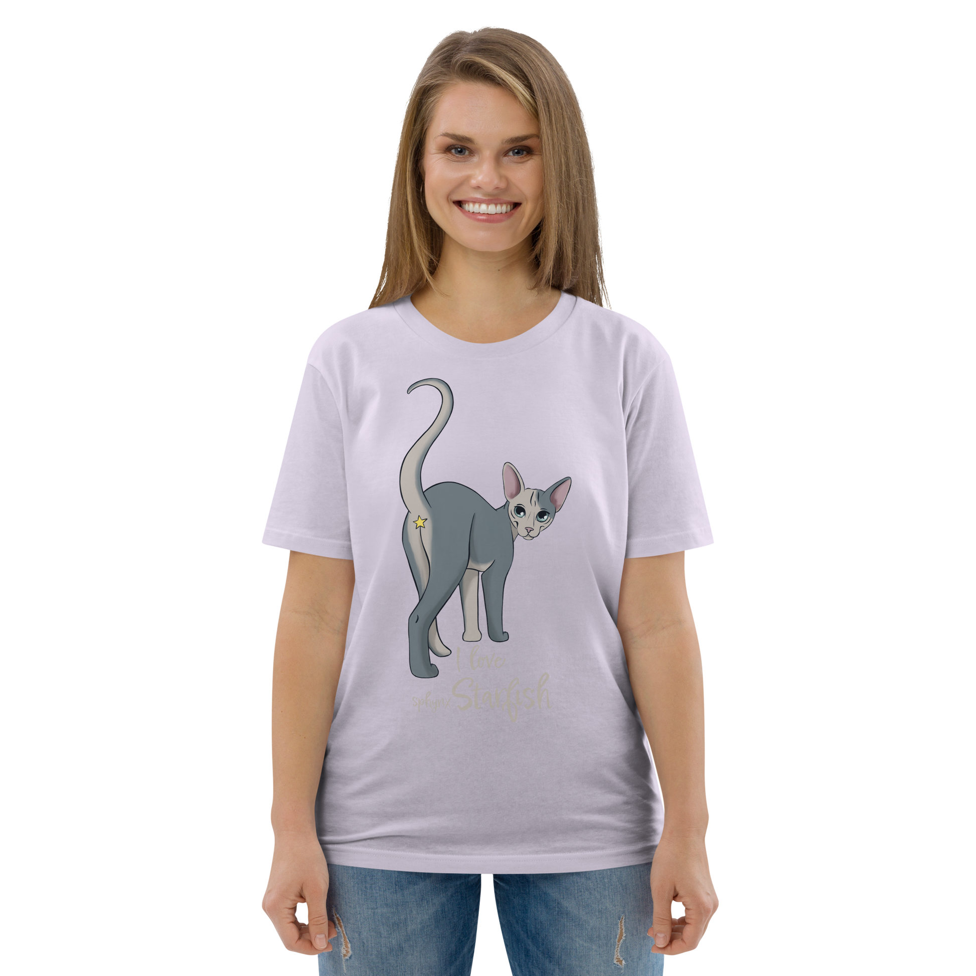 "I LOVE SPHYNX STARFISH" UNISEX ECO TEE