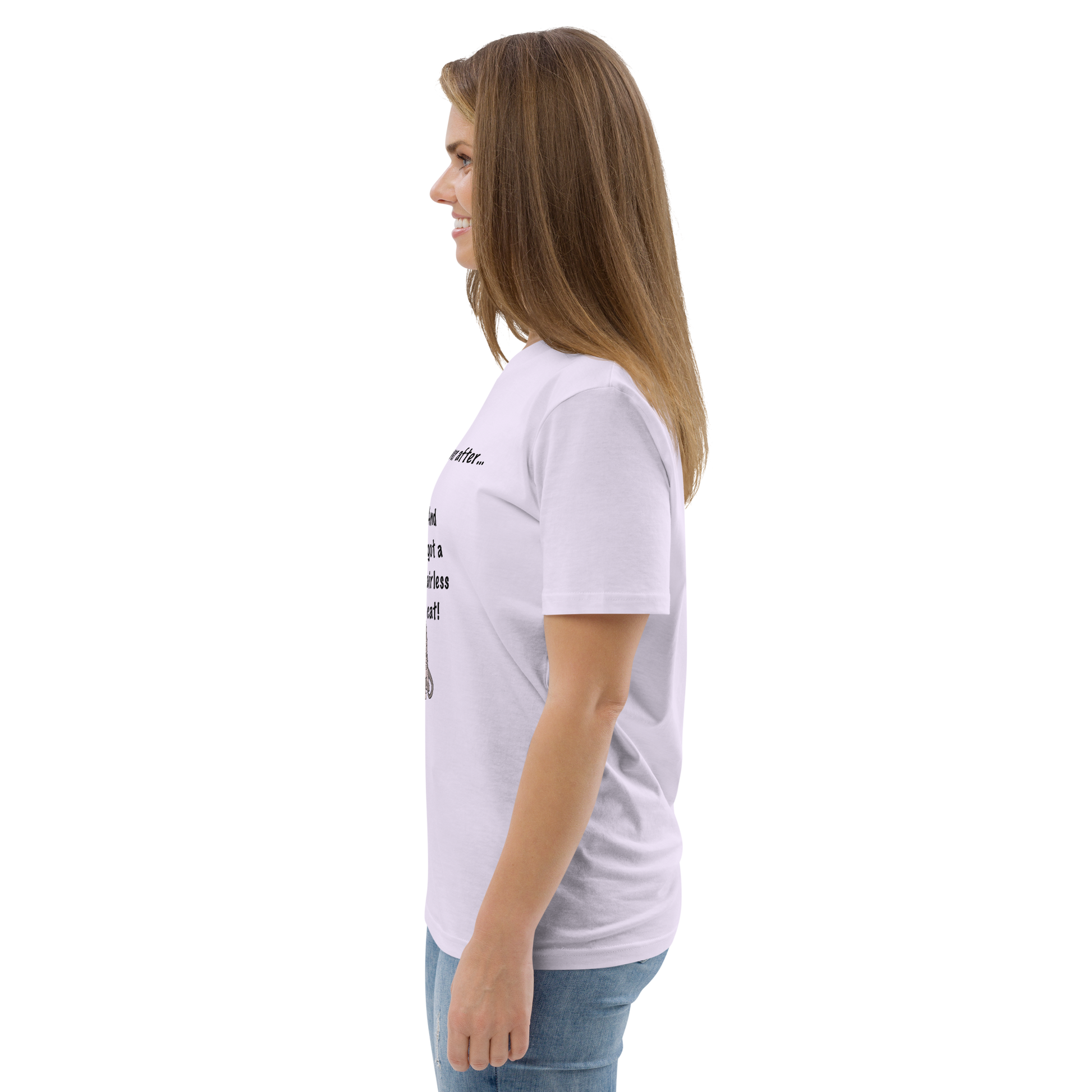 "DITCHED PRINCE CHARMING & GOT A SPHYNX CAT" ECO TEE