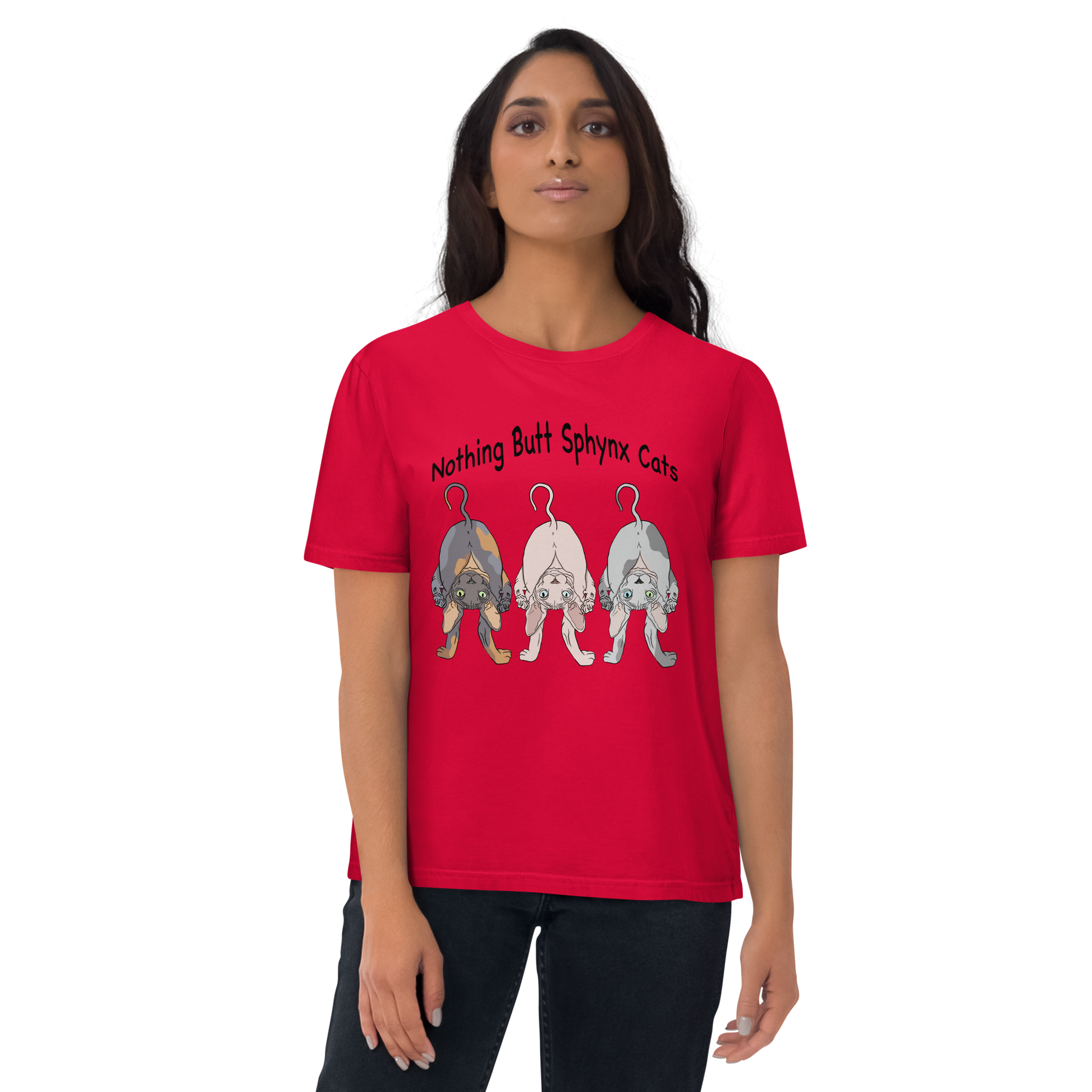 "NOTHING BUTT SPHYNX" UNISEX ECO TEE
