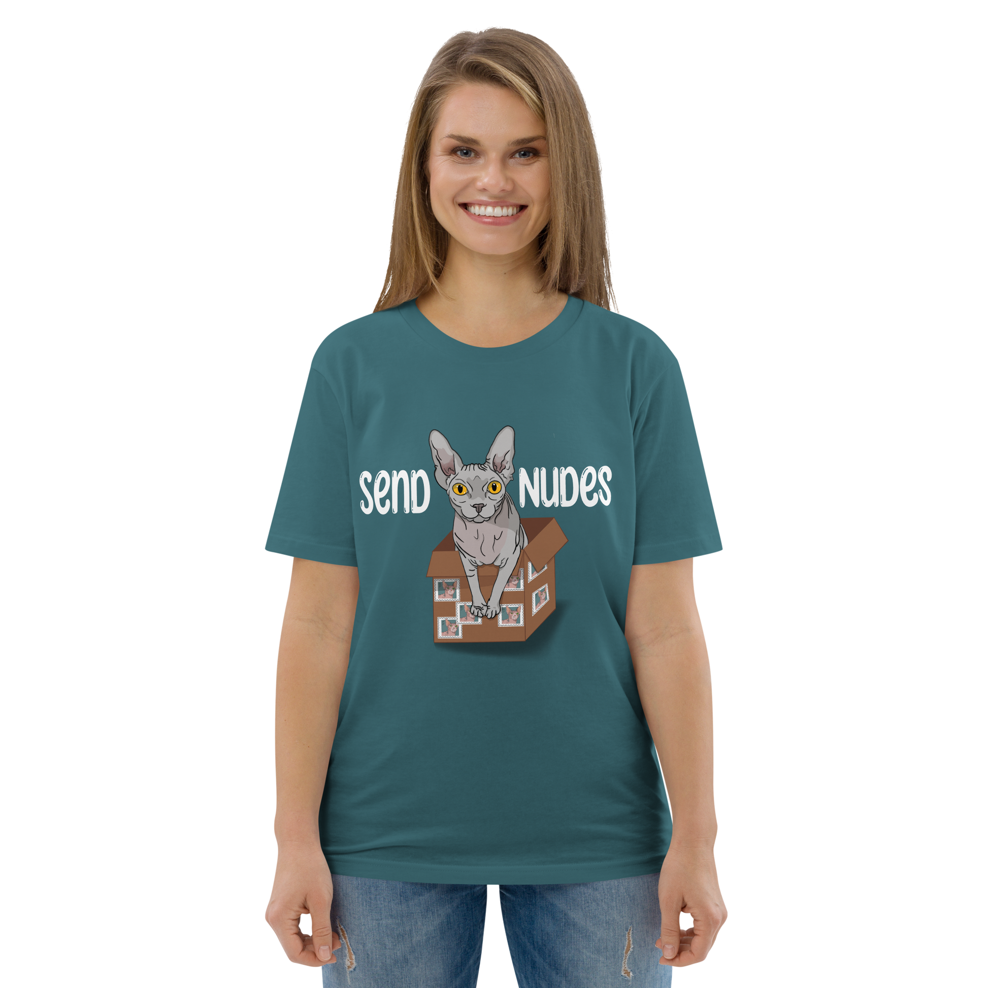 "SEND NUDES" UNISEX ECO TEE