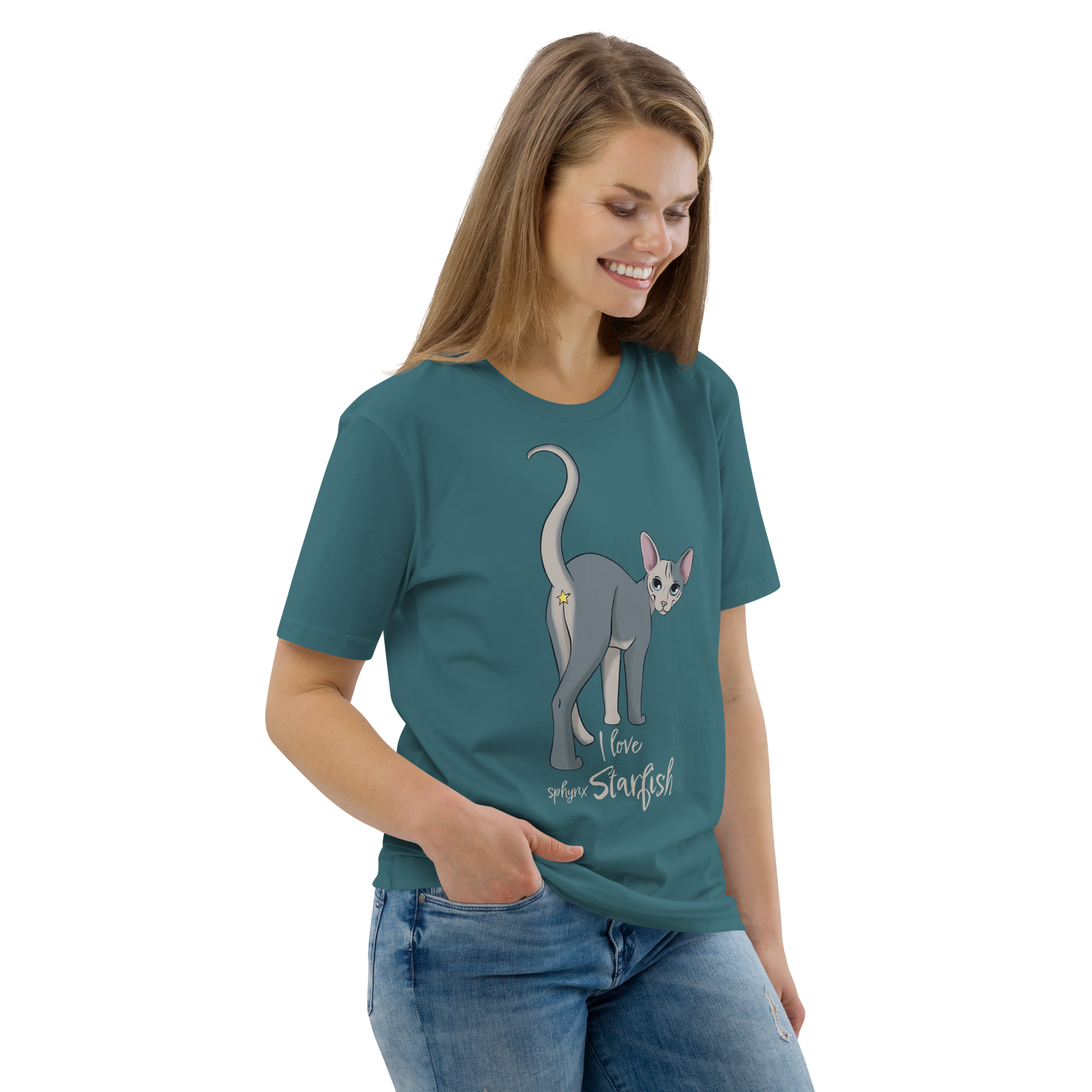 "I LOVE SPHYNX STARFISH" UNISEX ECO TEE