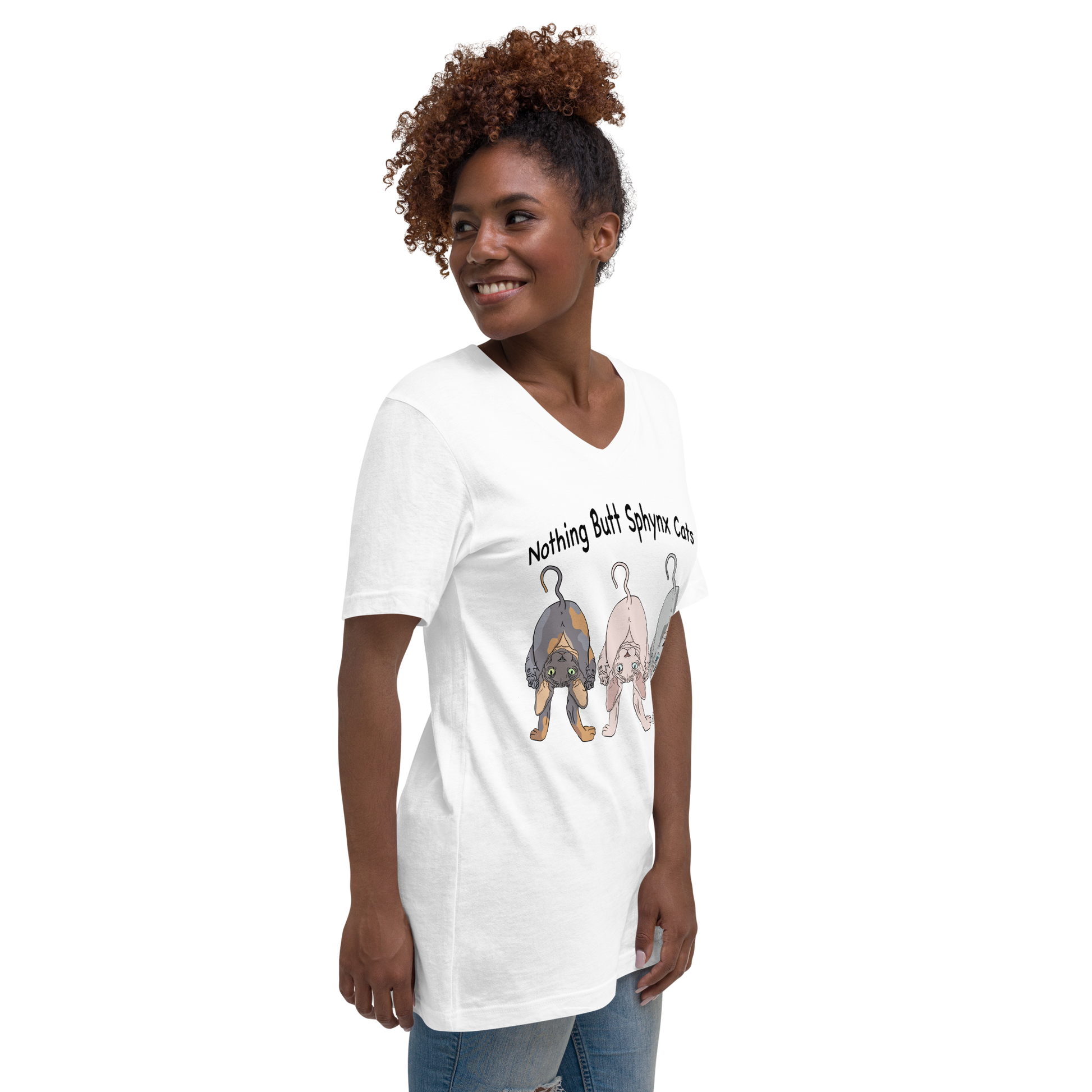"NOTHING BUTT SPHYNX" UNISEX ECO TEE