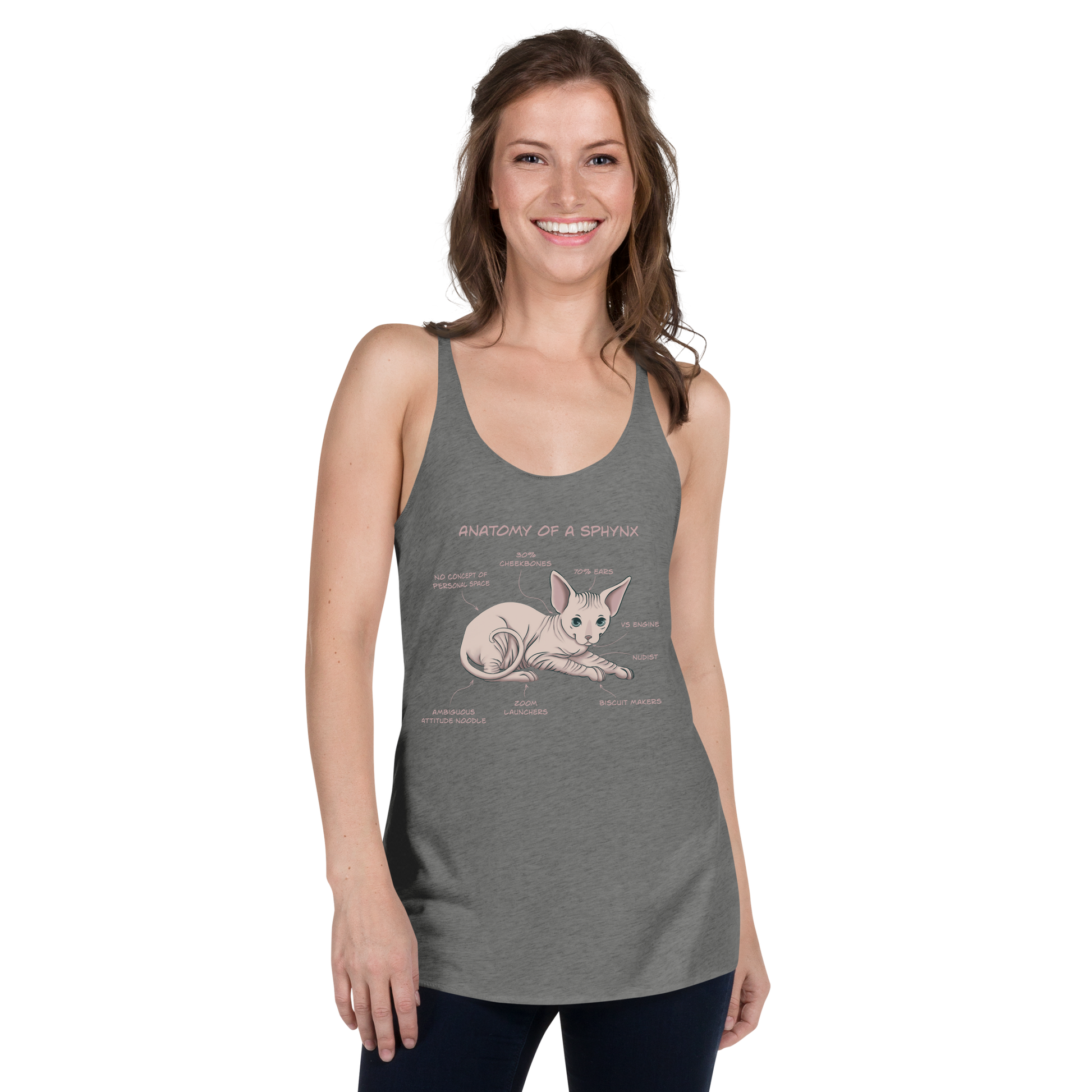 "ANATOMY OF A SPHYNX" WOMAN'S TANK